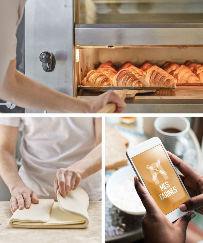Application Mes Farines en boulangerie